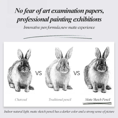 Matter Premium Skizzierstift – Perfekter Bleistift für Designer - 1 Stück